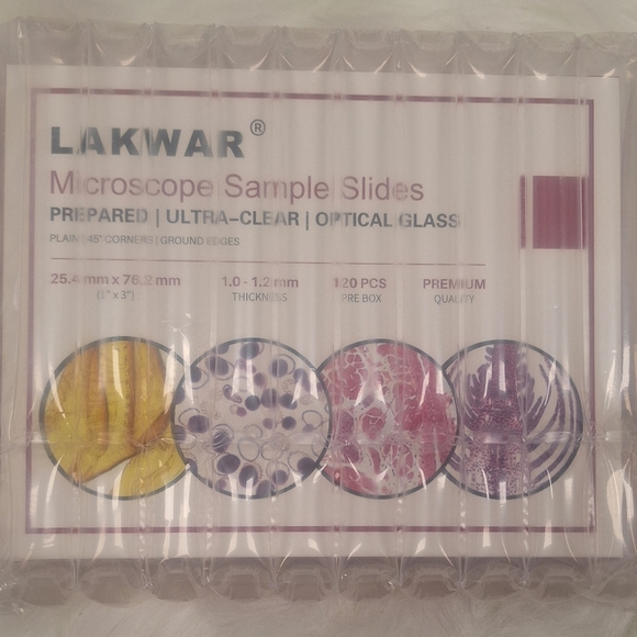 120pc MICROSCOPE Slide set with Specimens-  New in package - Picture 2 of 6